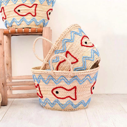 Red Fish Riviera Basket