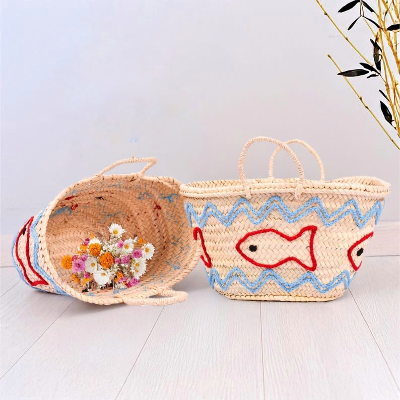 Red Fish Riviera Basket