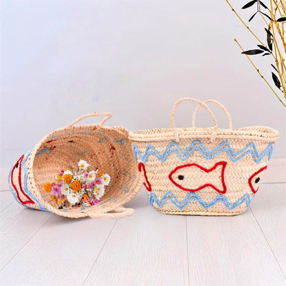 Red Fish Riviera Basket