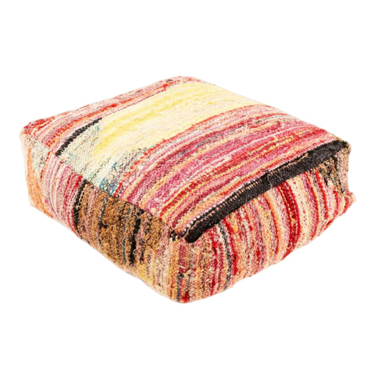 Square Boucherouite Floor Pillow Cover